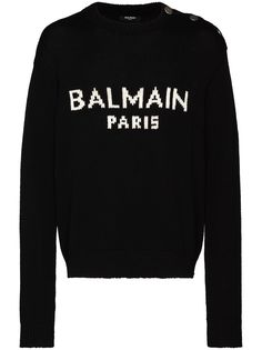 Balmain свитер с логотипом