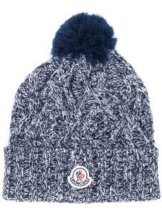 Moncler шапка бини с помпоном