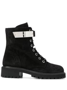 Giuseppe Zanotti ботильоны с металлическим декором на ремешке