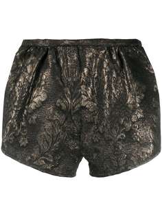 Ann Demeulemeester жаккардовые шорты с эффектом металлик
