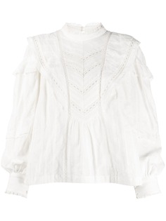 Isabel Marant Étoile блузка Reign с оборками