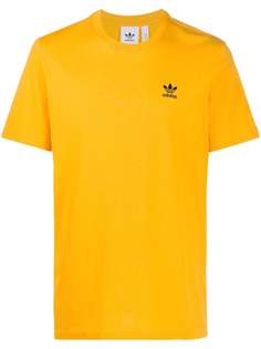 adidas футболка с вышитым логотипом
