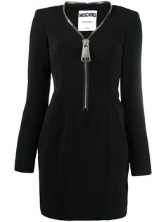 Moschino платье мини на молнии