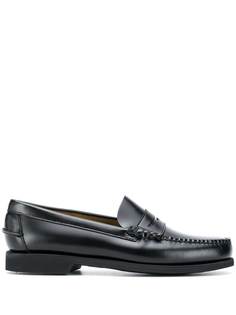 Sebago panelled leather loafers