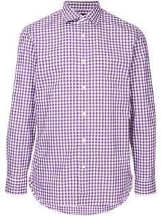 Kent & Curwen рубашка в клетку гингем