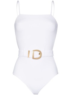 Balmain belted buckle swimsuit