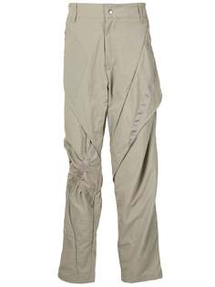 A-COLD-WALL* прямые брюки с контрастной отделкой