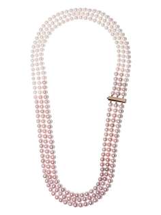 Yoko London колье из розового золота с жемчугом