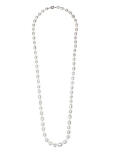 Yoko London колье Baroque из белого золота с жемчугом
