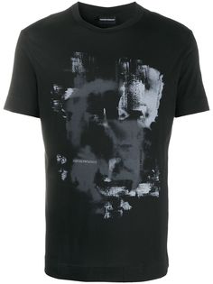 Emporio Armani футболка с абстрактным принтом