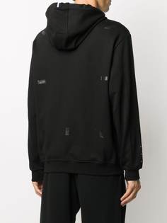 McQ Alexander McQueen худи с длинными рукавами и графичным принтом