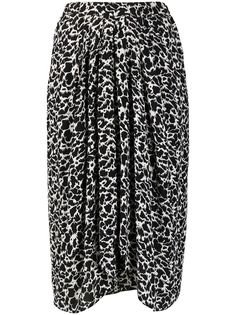Isabel Marant Étoile animal-print gathered skirt