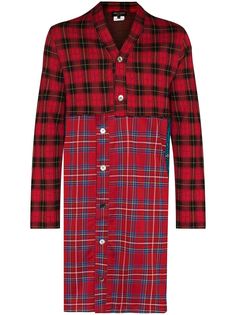 Comme Des Garçons Homme Plus patchwork tartan shirt