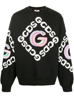 Gcds logo print sweatshirt