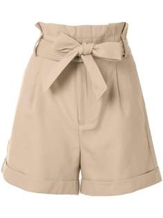 ANINE BING Kinsley belted shorts