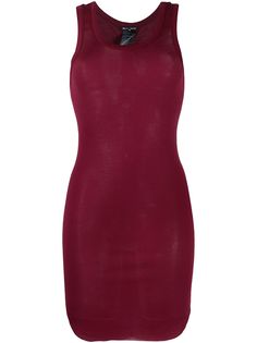 Ann Demeulemeester long stretch-fit vest