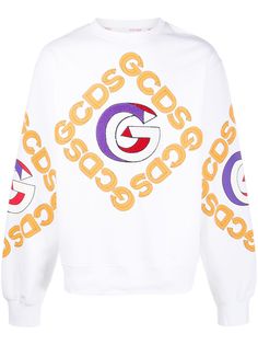 Gcds logo print sweatshirt