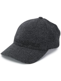 Karl Lagerfeld embroidered logo baseball cap