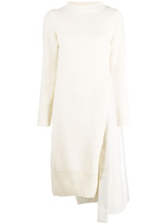 Sacai layered midi dress