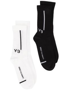 Y-3 комплект из двух пар носков с логотипом