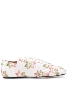 Marni жаккардовые кроссовки с цветочным узором
