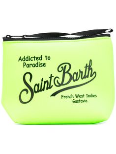 Mc2 Saint Barth клатч на молнии с принтом-логотипом
