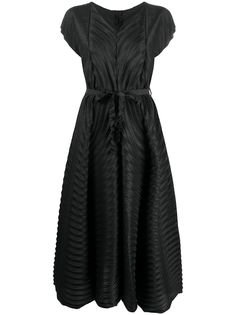 Issey Miyake расклешенное плиссированное платье