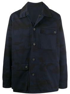 Acne Studios двусторонняя куртка с камуфляжным принтом