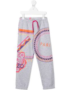 Kenzo Kids спортивные брюки с логотипом