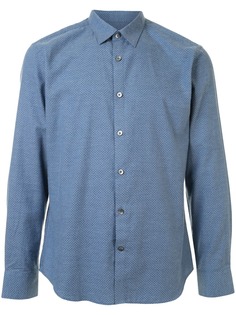 Gieves & Hawkes рубашка с длинными рукавами и принтом