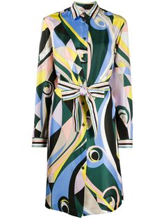 Emilio Pucci платье с принтом Occhi