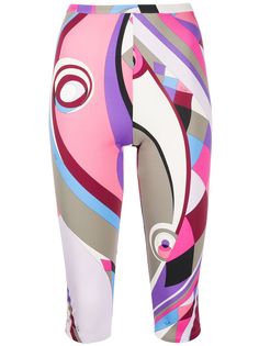 Emilio Pucci легинсы с абстрактным принтом