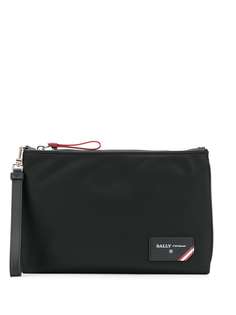 Bally клатч с нашивкой-логотипом