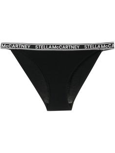 Stella McCartney плавки бикини с логотипом