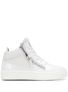 Giuseppe Zanotti кроссовки на молнии с логотипом