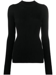 Maison Margiela джемпер с круглым вырезом и контрастной строчкой