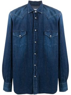 Jacob Cohen джинсовая рубашка в стиле вестерн