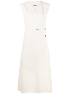Jil Sander платье с запахом