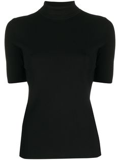 Escada трикотажный топ с короткими рукавами