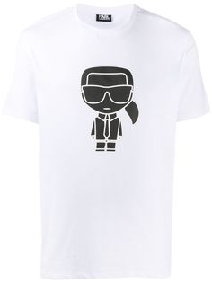 Karl Lagerfeld футболка с круглым вырезом и графичным принтом