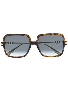 Dior Eyewear солнцезащитные очки в квадратной оправе черепаховой расцветки