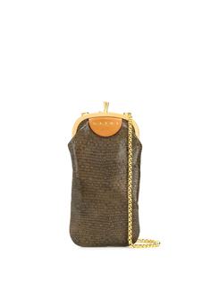 Marni фактурная мини-сумка через плечо