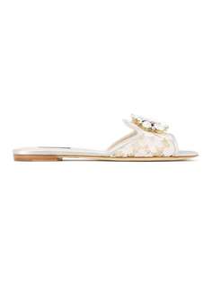 Dolce & Gabbana Bianca flat sandals