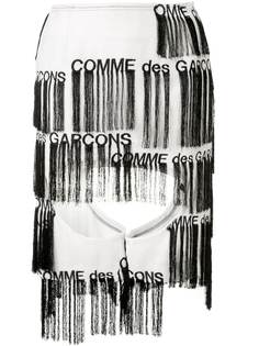 Comme Des Garçons укороченные брюки с вырезами