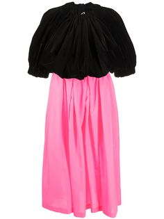 Comme Des Garçons плиссированное платье с завышенной талией