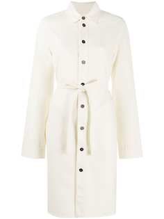 Jil Sander платье-рубашка с поясом