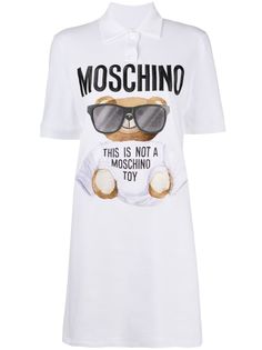Moschino платье-футболка с принтом Teddy Bear