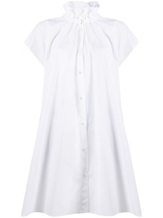 MM6 Maison Margiela платье А-силуэта с воротником-воронкой