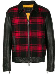 Dsquared2 куртка со вставками в клетку