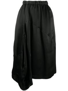 Comme Des Garçons Comme Des Garçons юбка миди асимметричного кроя с драпировкой